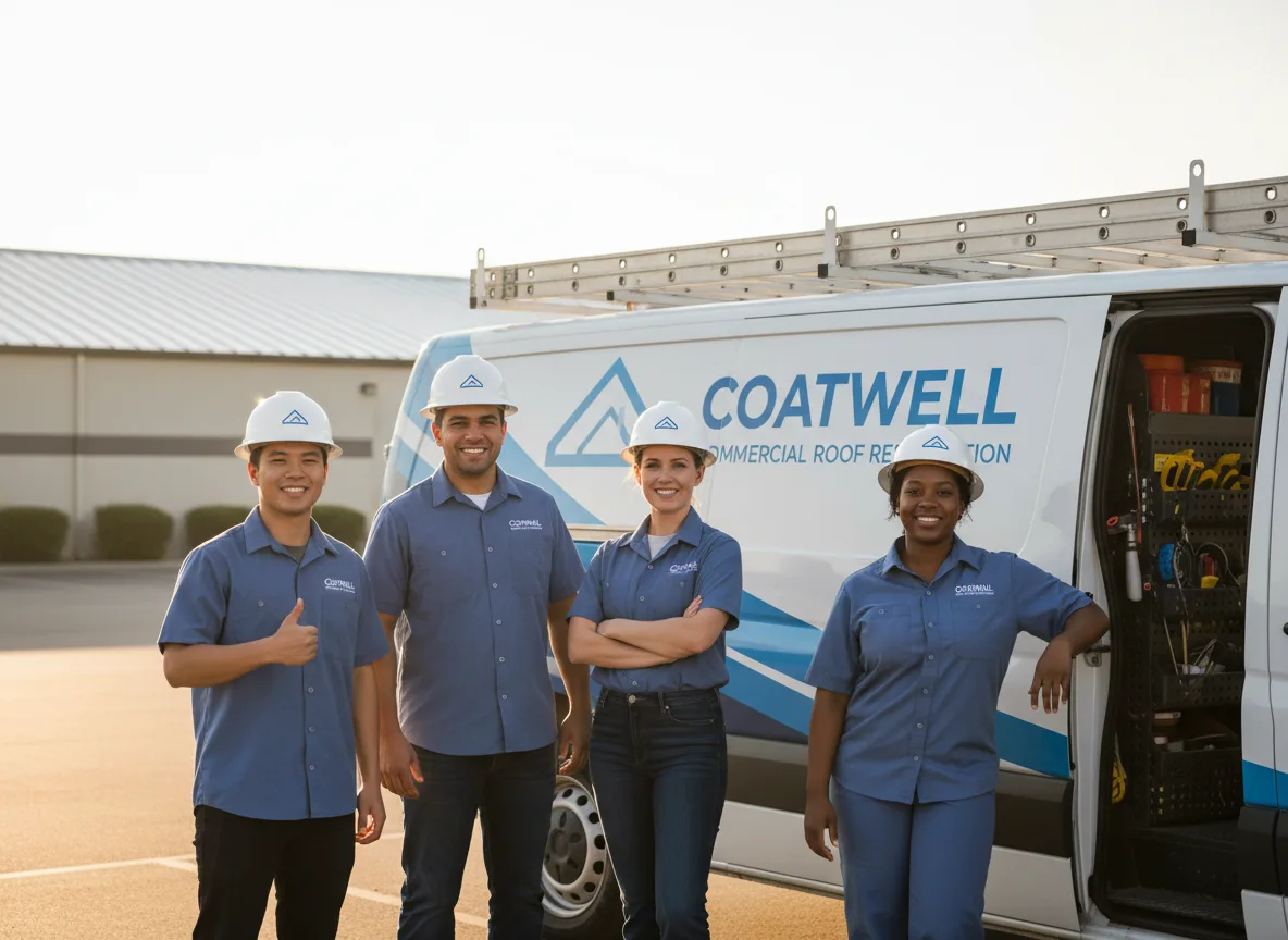 Commercial roof coating company in Mark Center, OH